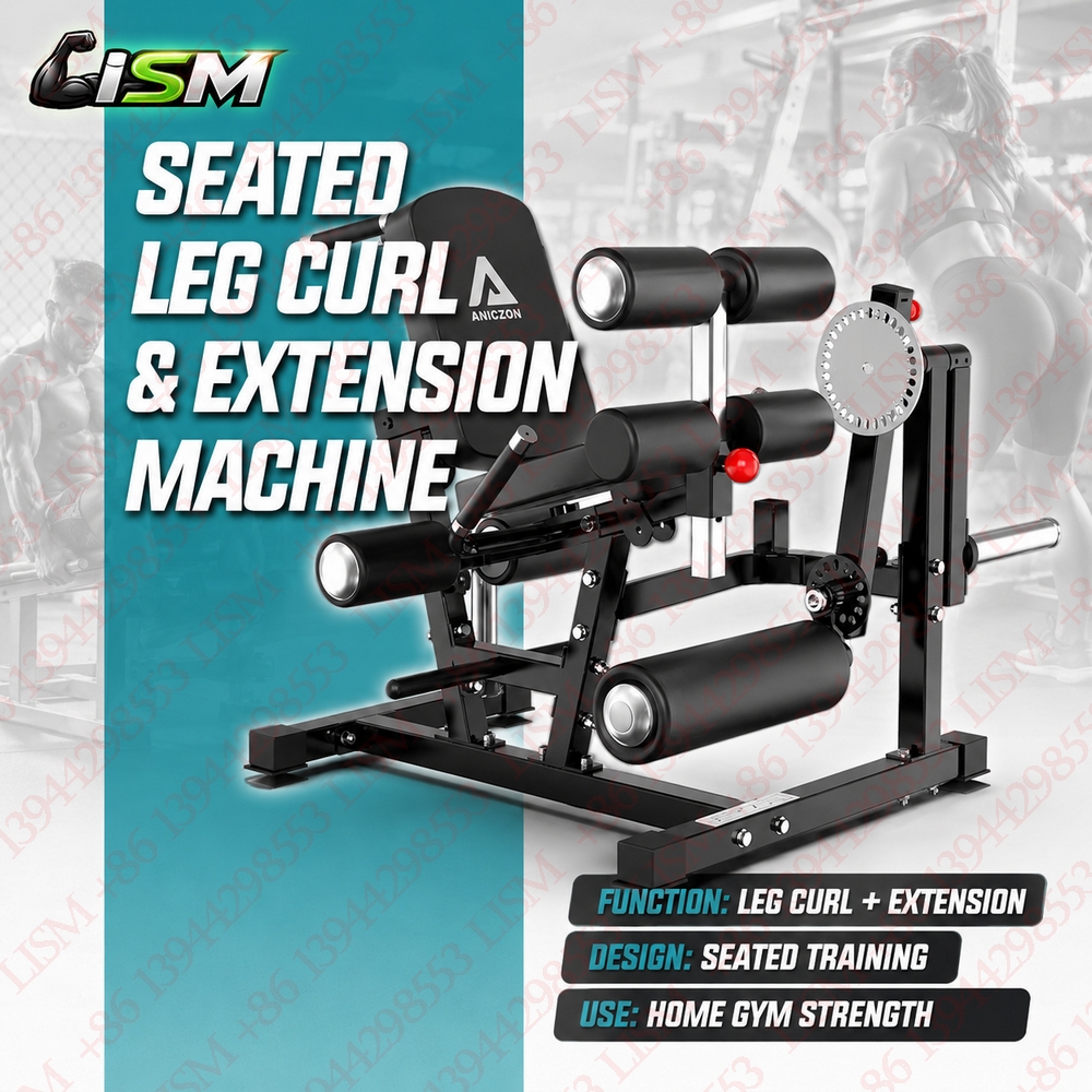 Home Gym Leg Extension - Seated Leg Curl Extension Machine Lower