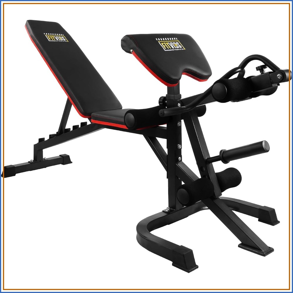 Home Gym Leg Extension - Adjustable Weight Bench for Home Gym,