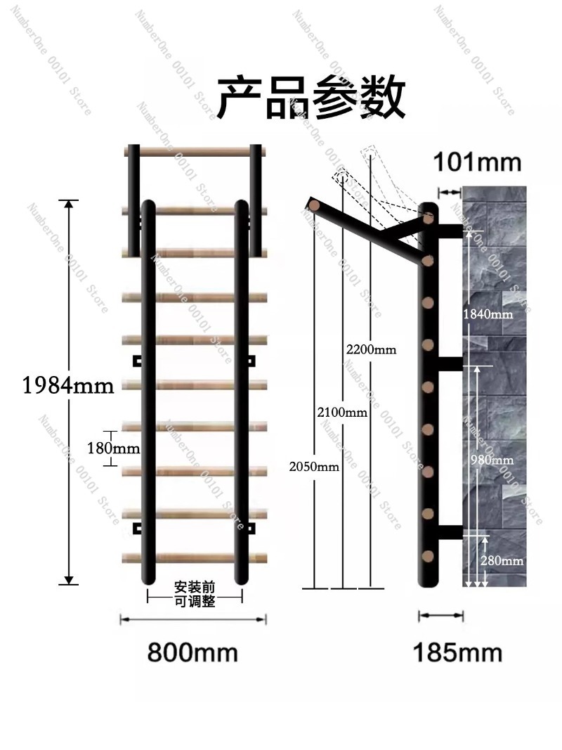Pull-Up Training Parallel Bar  - Home Gym Yoga Studio recensione e prezzo