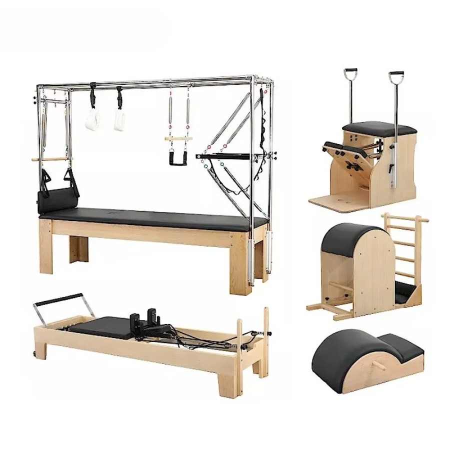 5 Pcs Yoga Pilates Set Wood Pi - Home Gym Yoga Studio recensione e prezzo