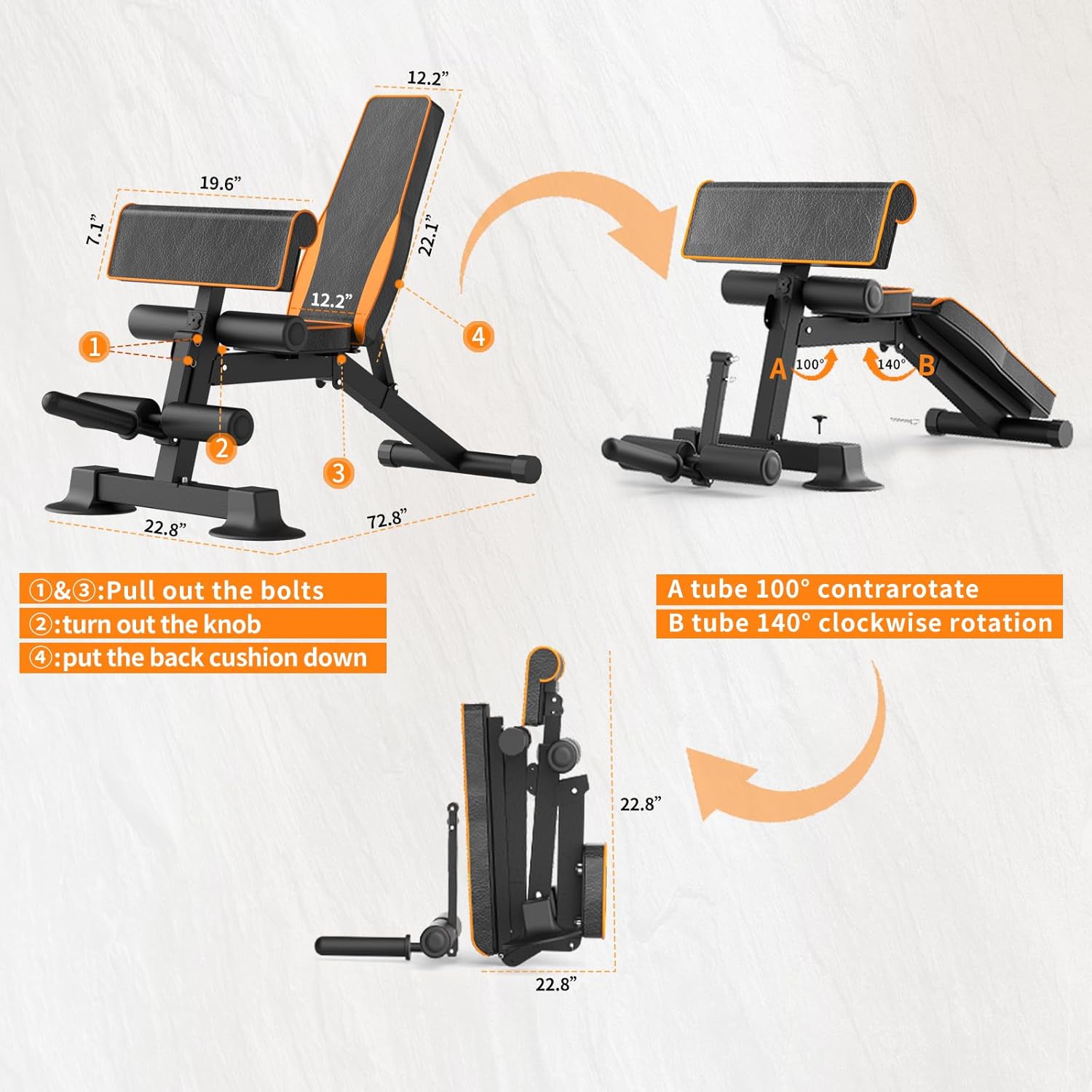 Adjustable Weight Bench Multi- - Home Gym Leg Extension recensione e prezzo