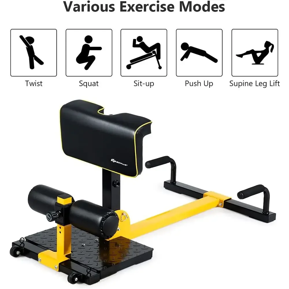 8-in-1 Multi-Functional Squat, - Home Gym Yellow recensione e prezzo