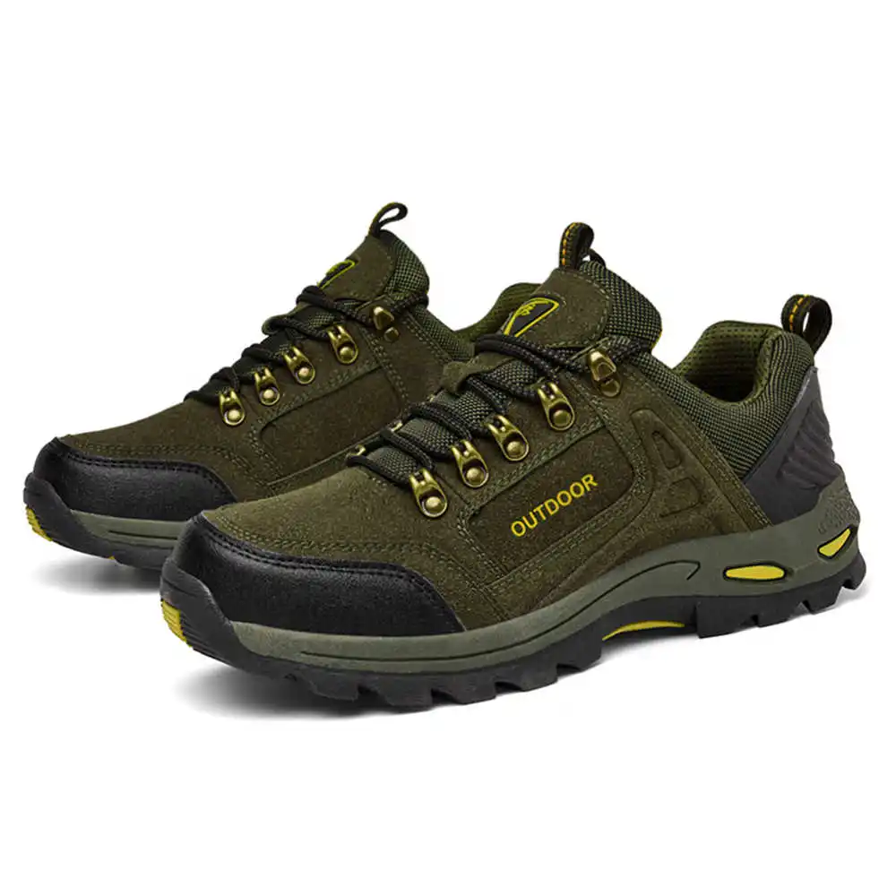Non-slip Lace Up Hiking Tennis - Home Gym Yellow recensione e prezzo