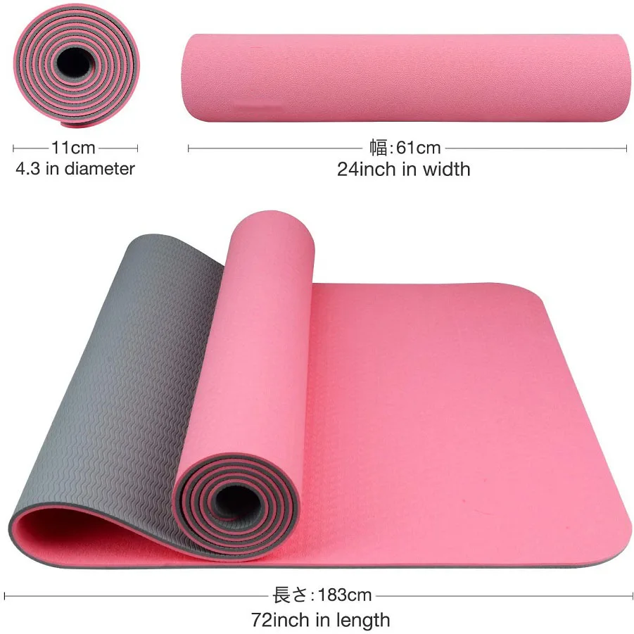 RUISIDA TPE Yoga Mat 180x57x0. - Home Gym Yoga Studio recensione e prezzo