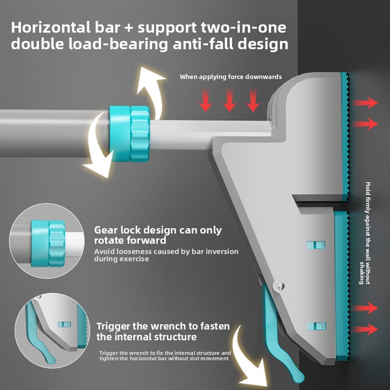 No-Drill Door Frame Pull up Ba - Home Gym Wall recensione e prezzo