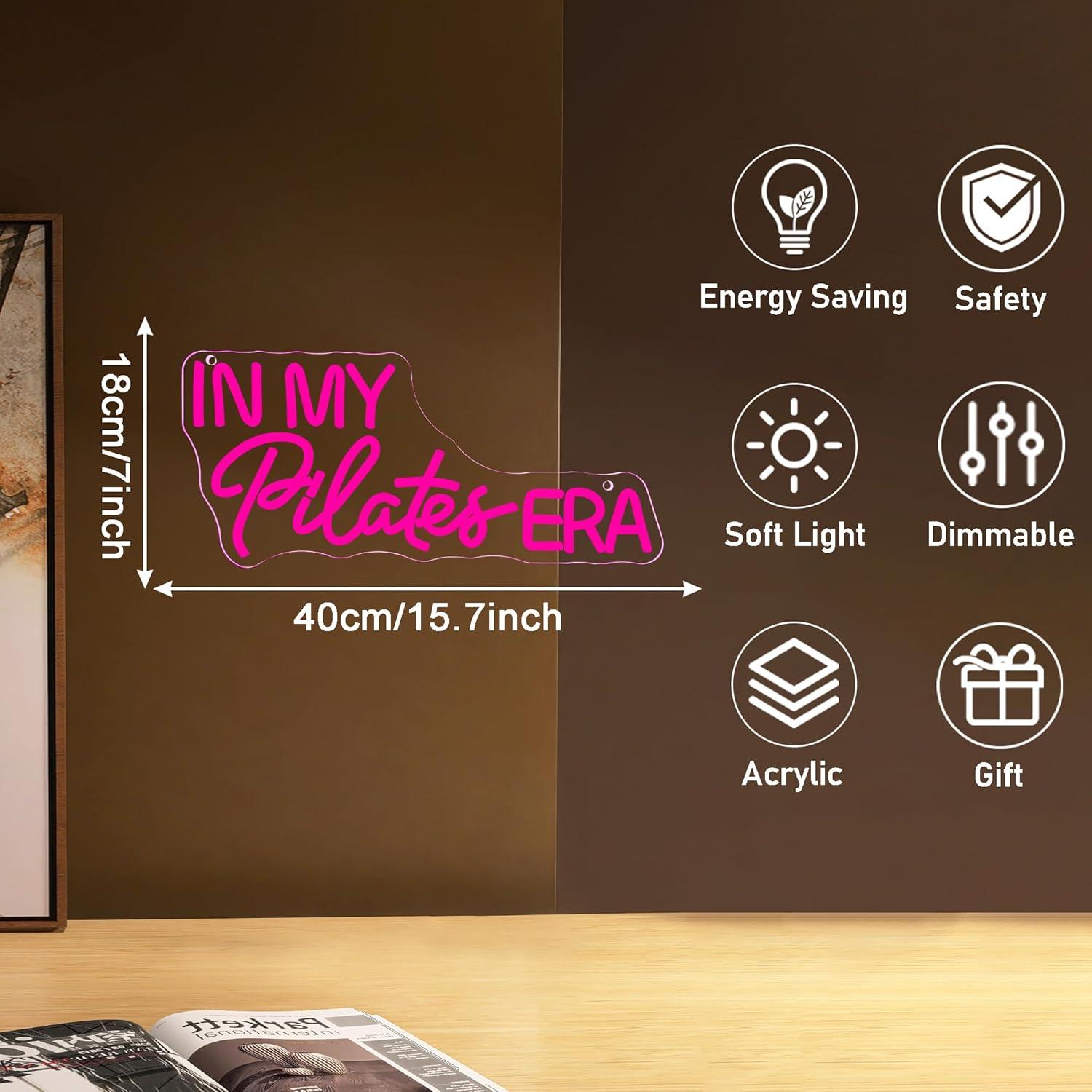 In My Pilates Era Neon Sign Di - Home Gym Yoga Studio recensione e prezzo