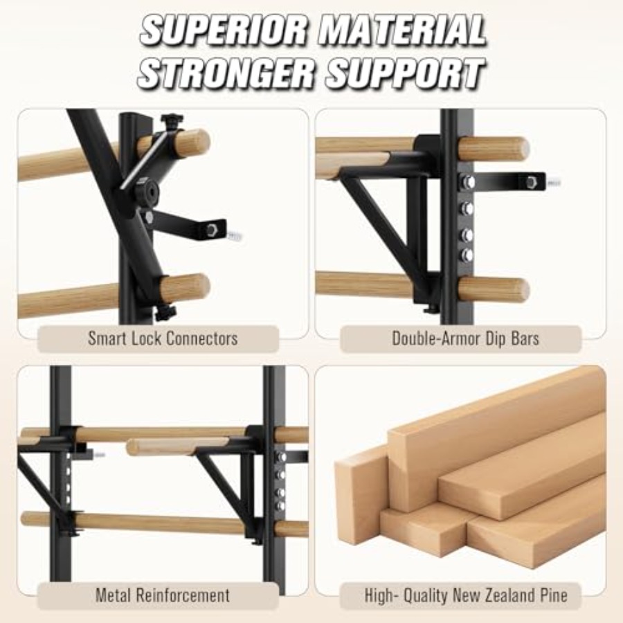 Swedish Ladder Wall Gym for ho - Home Gym Wall recensione e prezzo