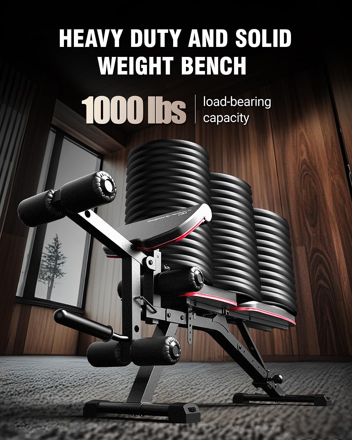 Adjustable Weight Bench with L - Home Gym Leg Extension recensione e prezzo