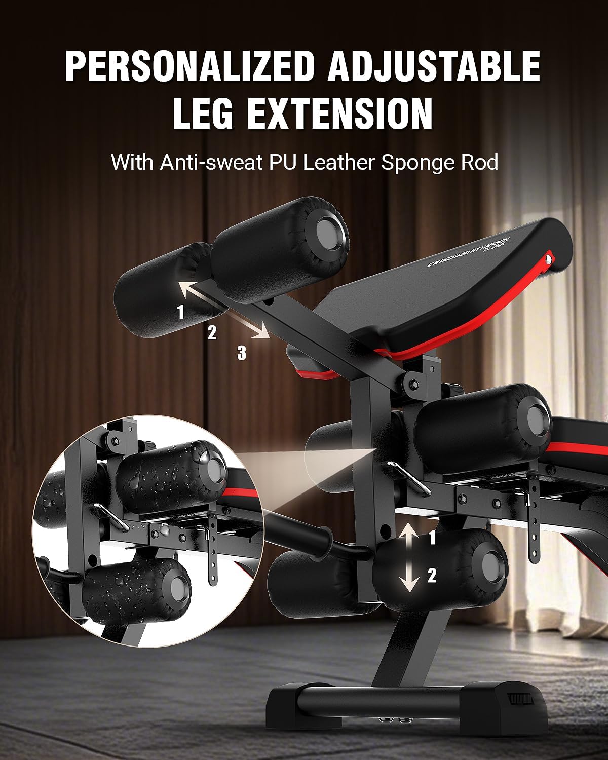 Adjustable Weight Bench with L - Home Gym Leg Extension recensione e prezzo