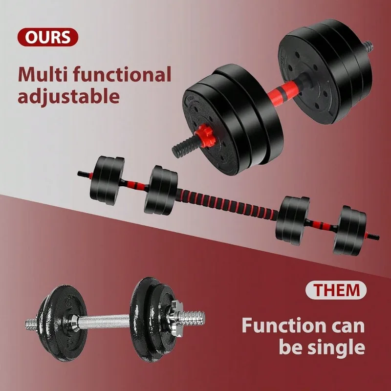 44lbs Adjustable Dumbbell Set, - Push Up Stand Bar recensione e prezzo