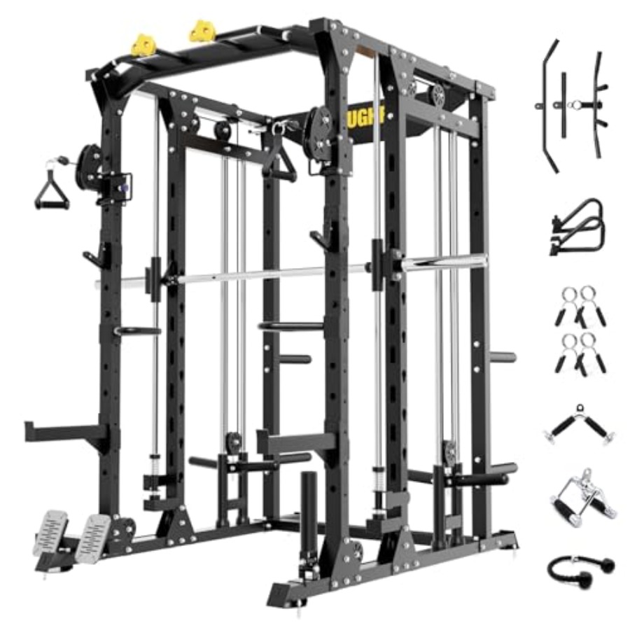 F4 Smith Machine Power Cage wi - All In One Gym Home Equipment recensione e prezzo