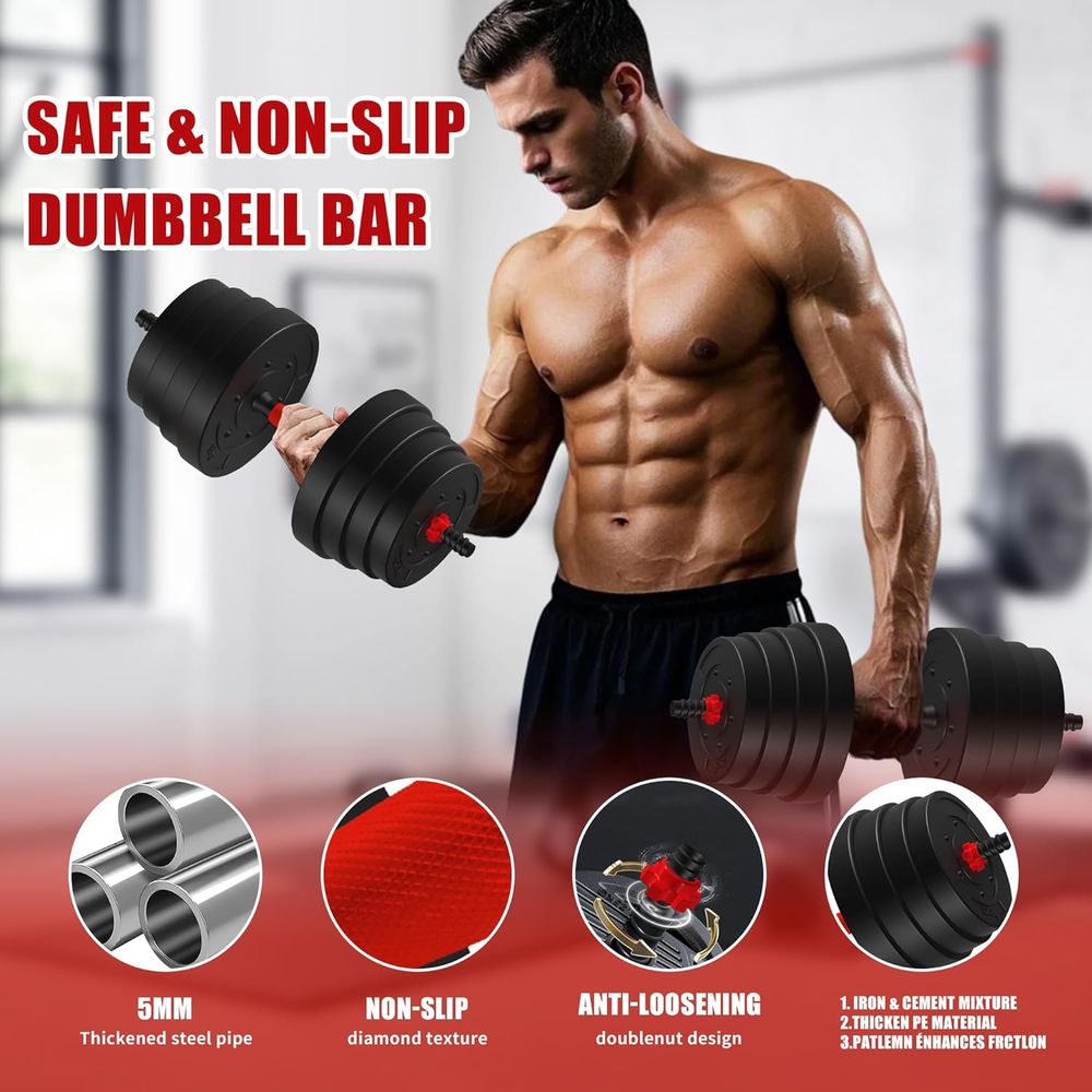 4-in-1 Adjustable Dumbbells Se - Push Up Stand Bar recensione e prezzo
