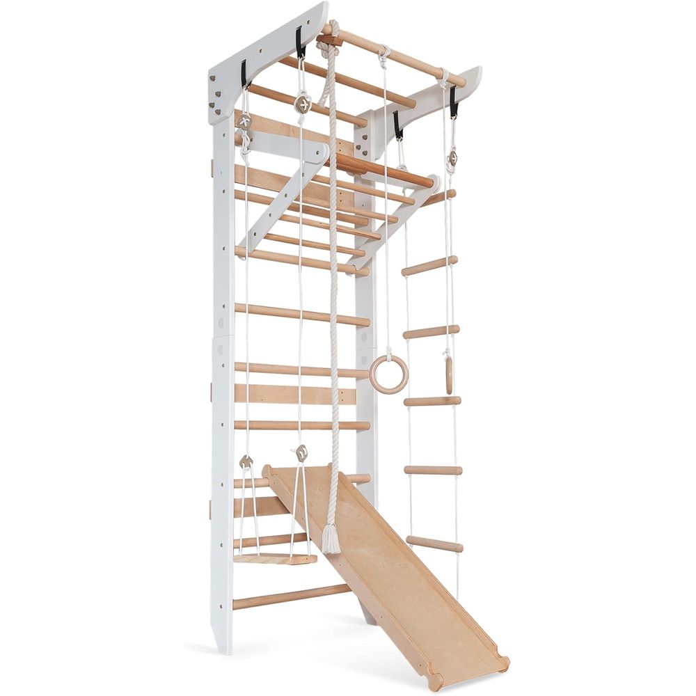 Children's Wooden Ladder Wall  - Home Gym Wall recensione e prezzo