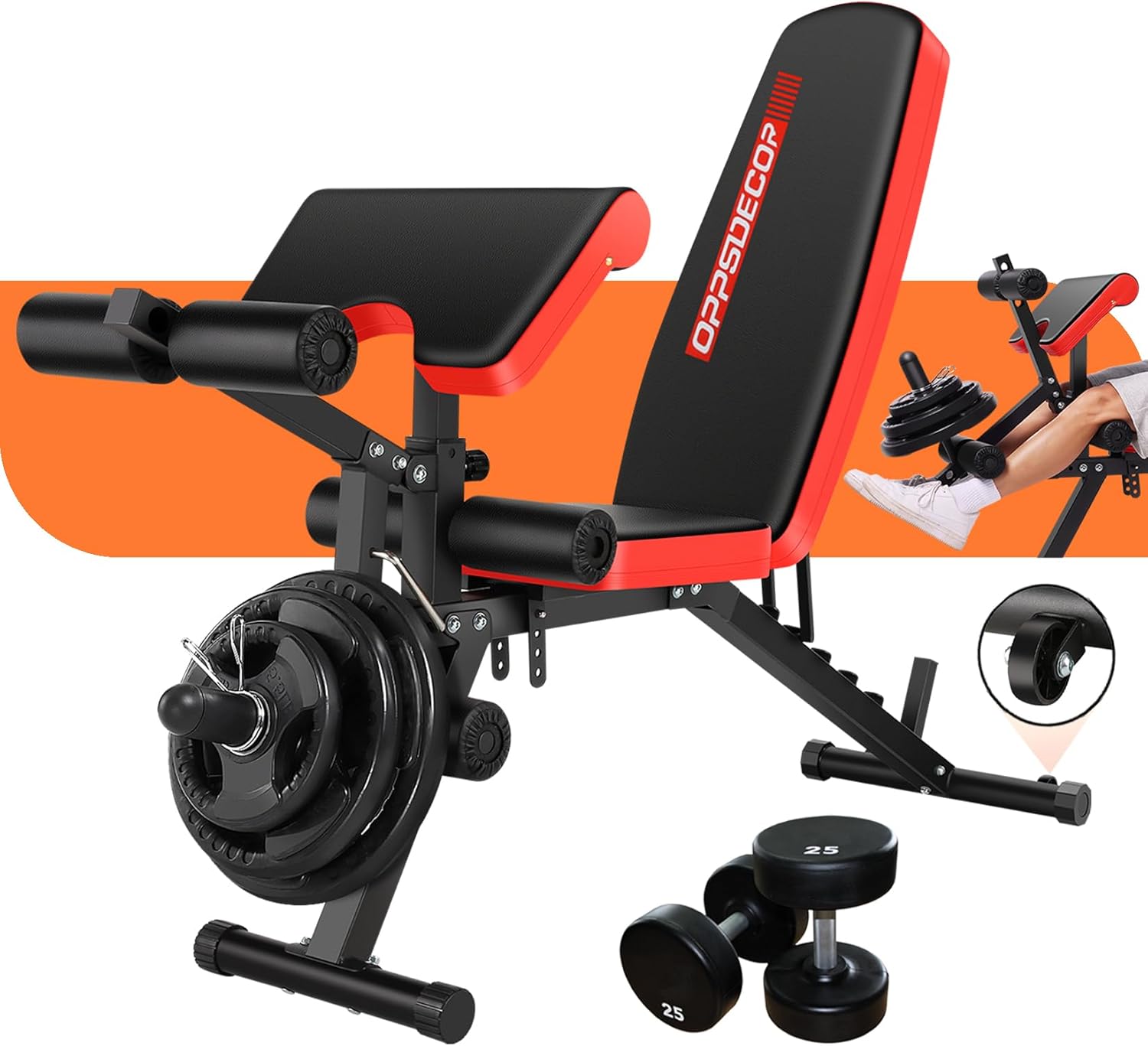 Home Gym Workout Bench - Metal - Home Gym Leg Extension recensione e prezzo
