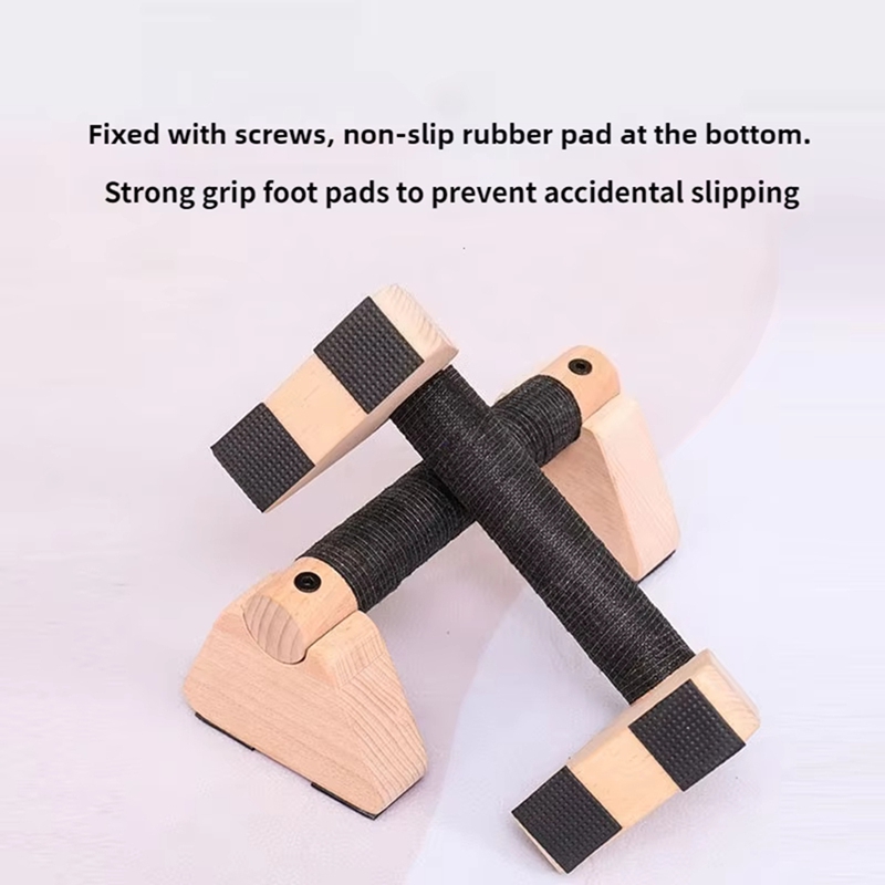 1 Pair Wooden Push Up Bar, for - Push Up Stand Bar recensione e prezzo