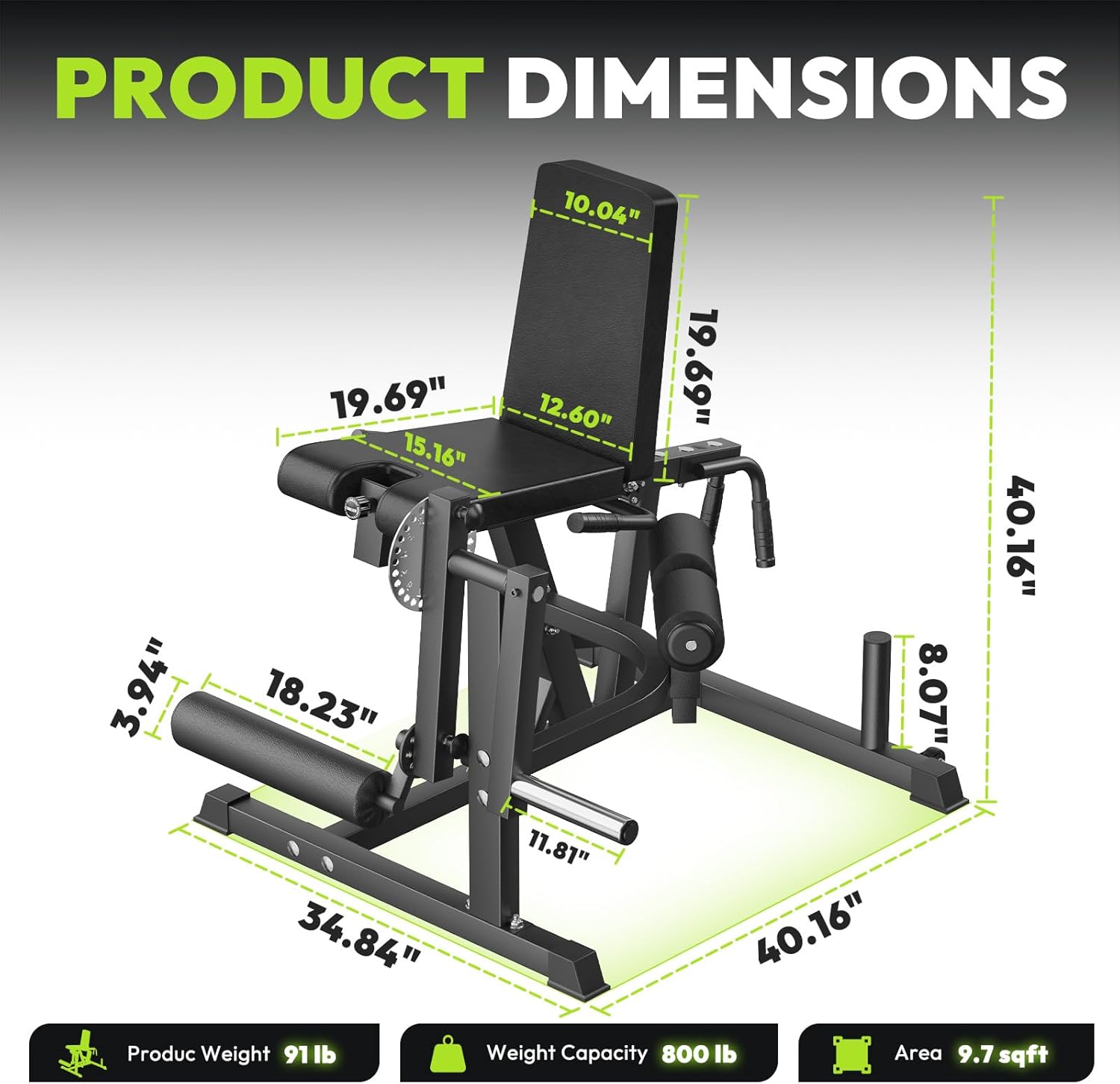 Home Gym Use, Metal Material,  - Home Gym Leg Extension recensione e prezzo