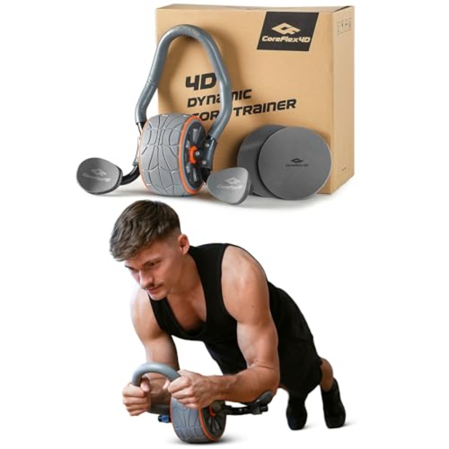 CoreFlex4D Ab Roller Wheel wit - Home Gym Luxury recensione e prezzo