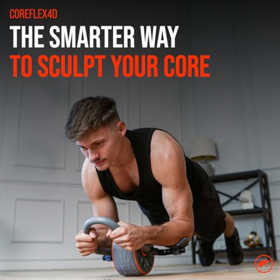 CoreFlex4D Ab Roller Wheel wit - Home Gym Luxury recensione e prezzo