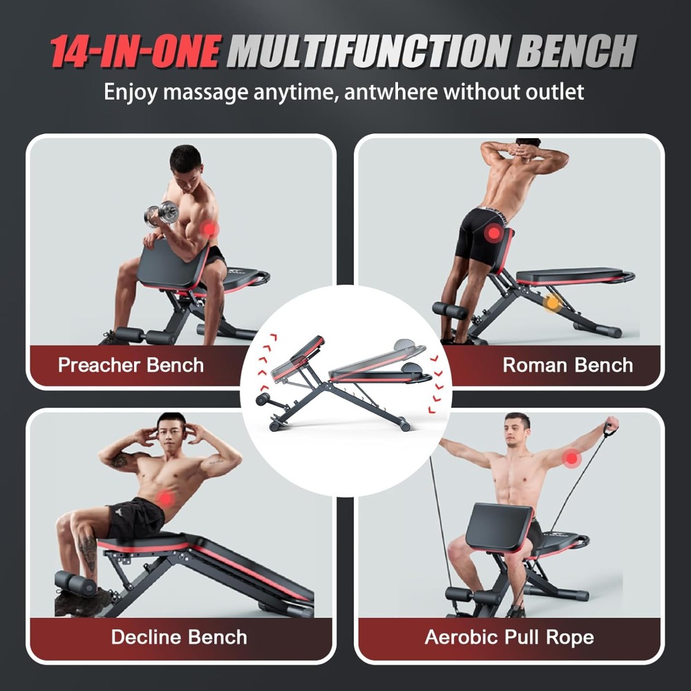 2026 Adjustable Weight Bench,  - Home Gym Leg Extension recensione e prezzo